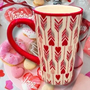 Holiday Home Red & White Tall Valentine Mug